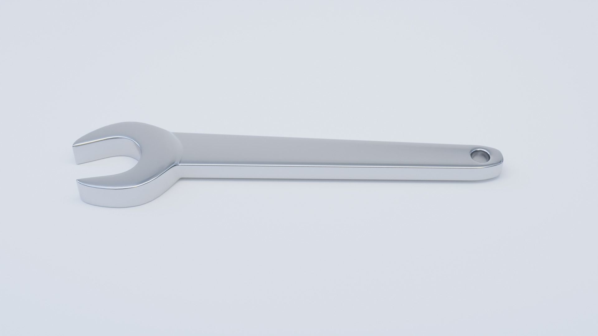 Open Ended Wrench Free low-poly 3D model_3