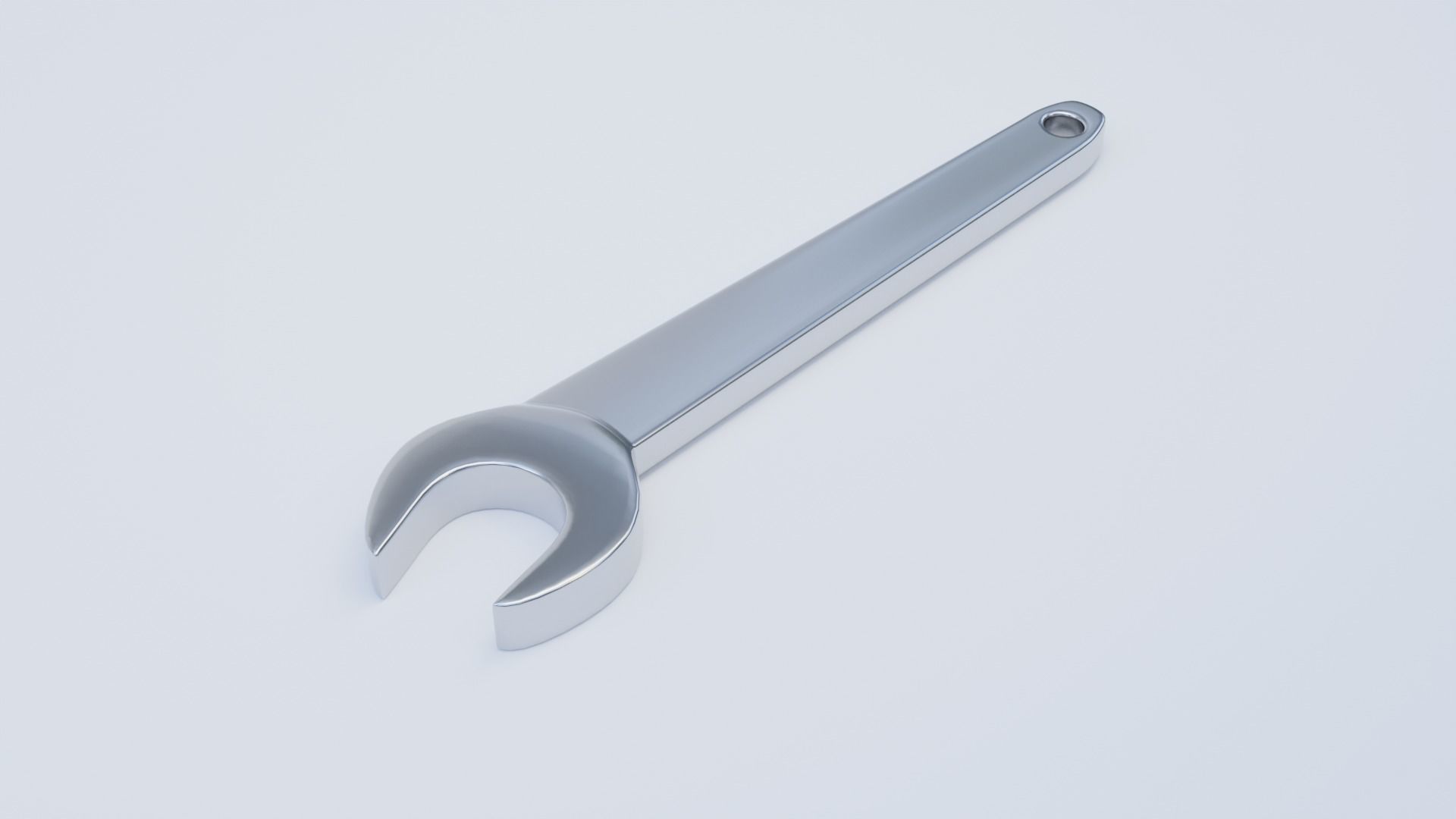 Open Ended Wrench Free low-poly 3D model_4