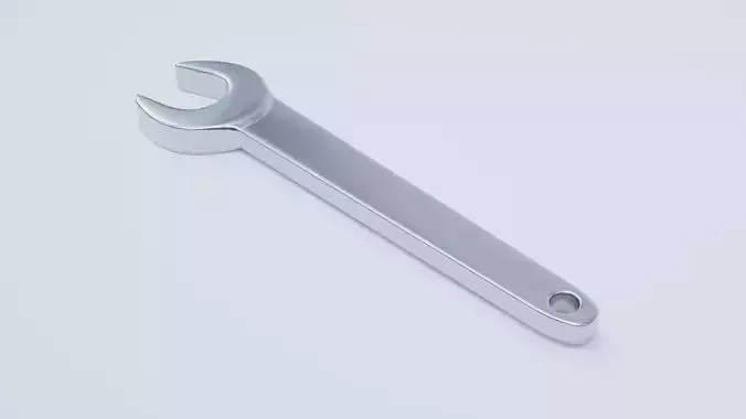 Open Ended Wrench Free low-poly 3D model