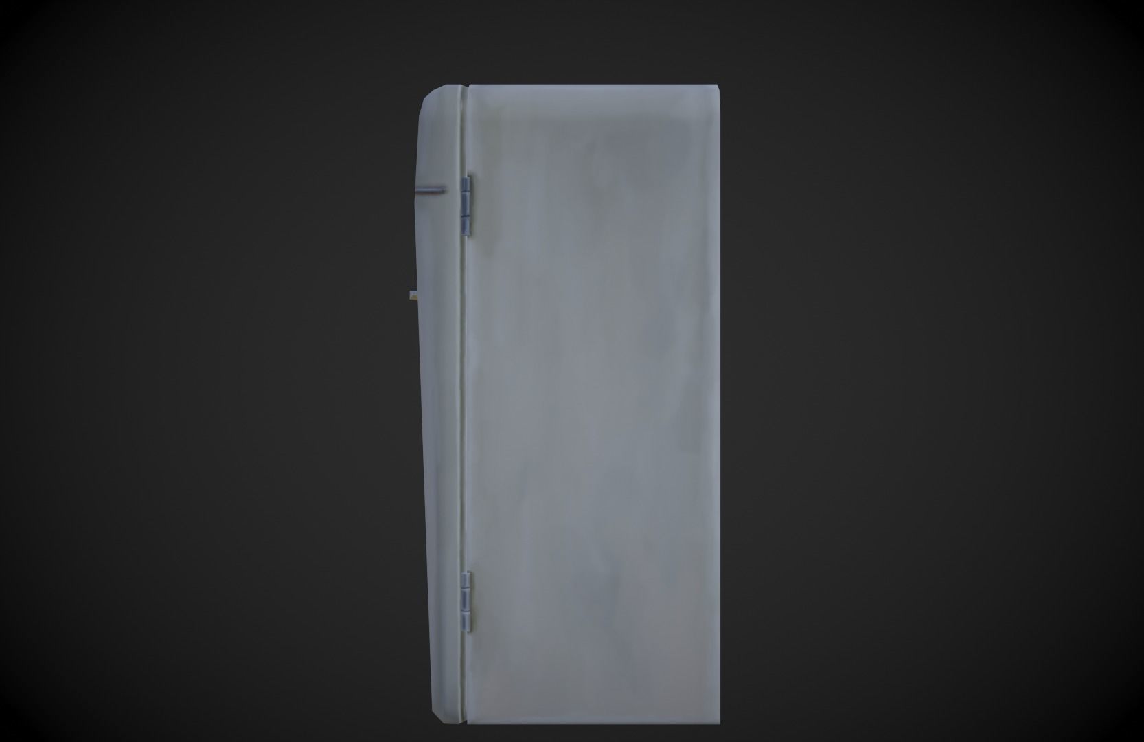 Old Fridge - Stylized Low-poly 3D model_3