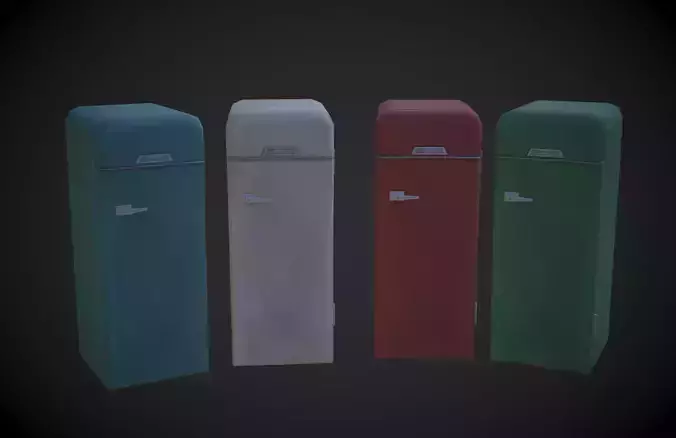 Old Fridge - Stylized