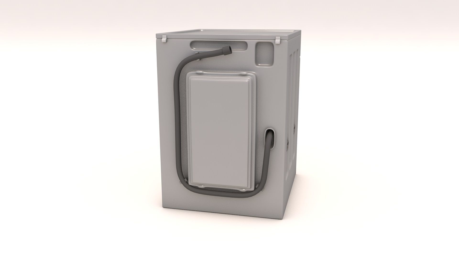 LG Washing Machine 3D model_5