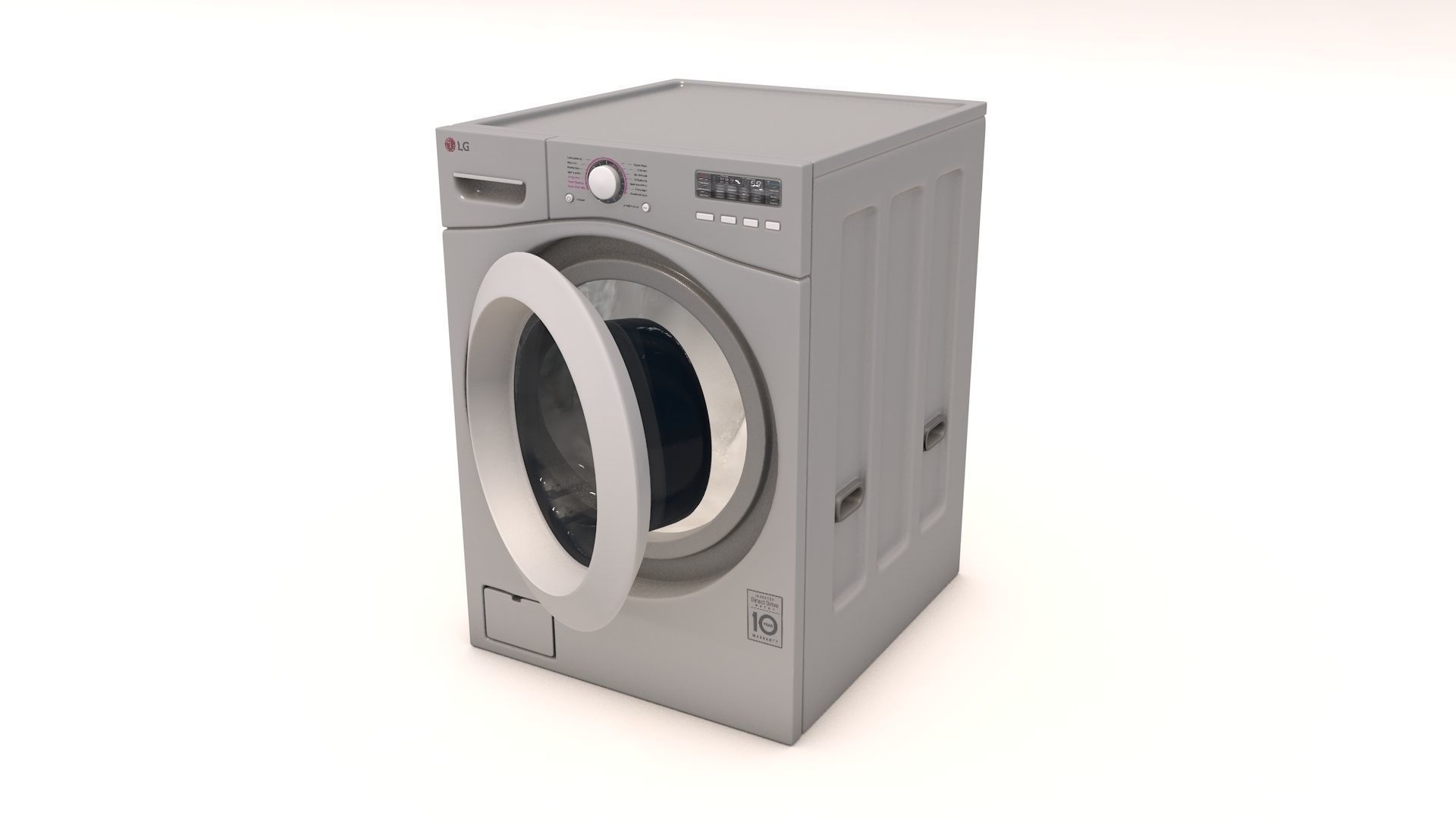 LG Washing Machine 3D model_3