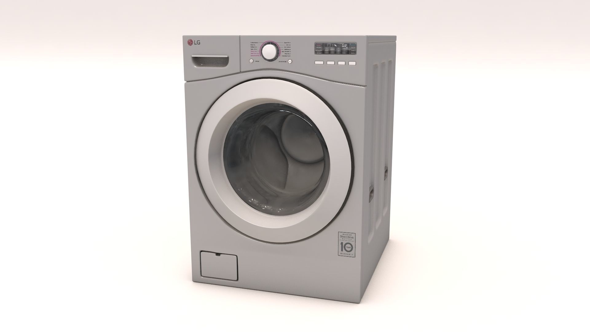 LG Washing Machine 3D model_2