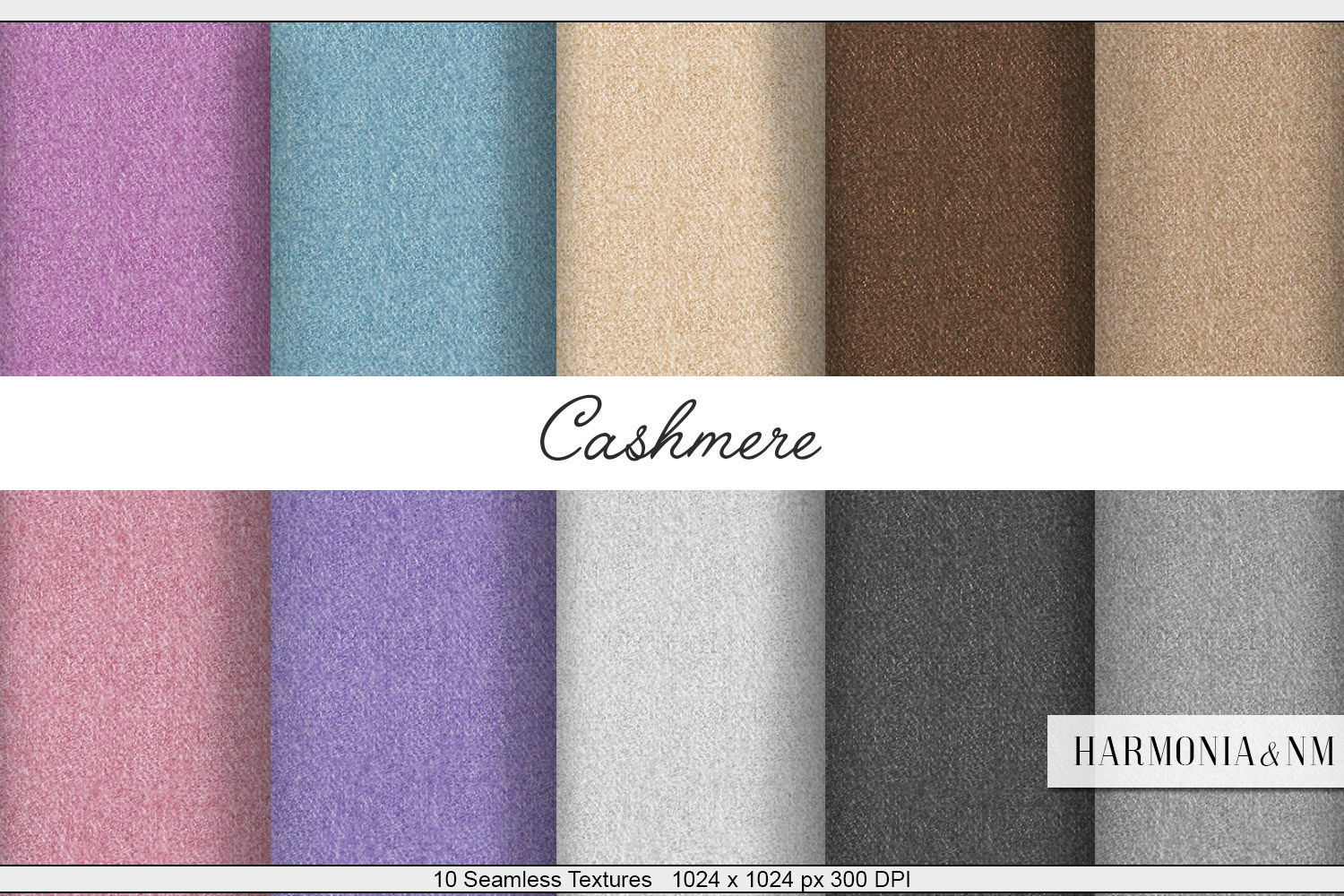 basicfabric Cashmere 10 Seamless Fabric Textures 3D