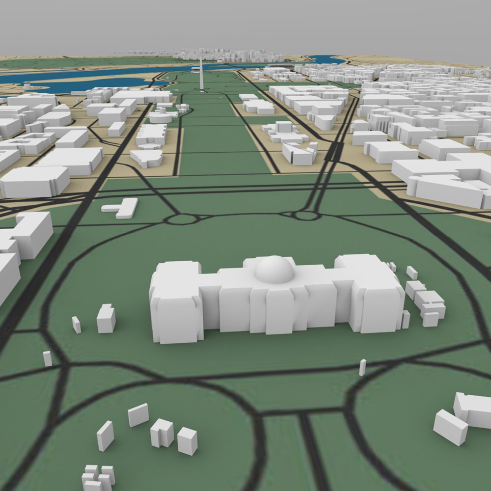 Washington DC Cityscape 3D model_14