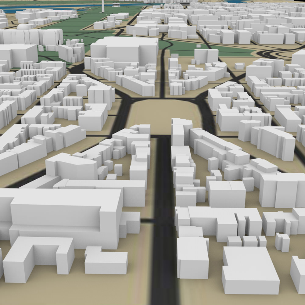 Washington DC Cityscape 3D model_2