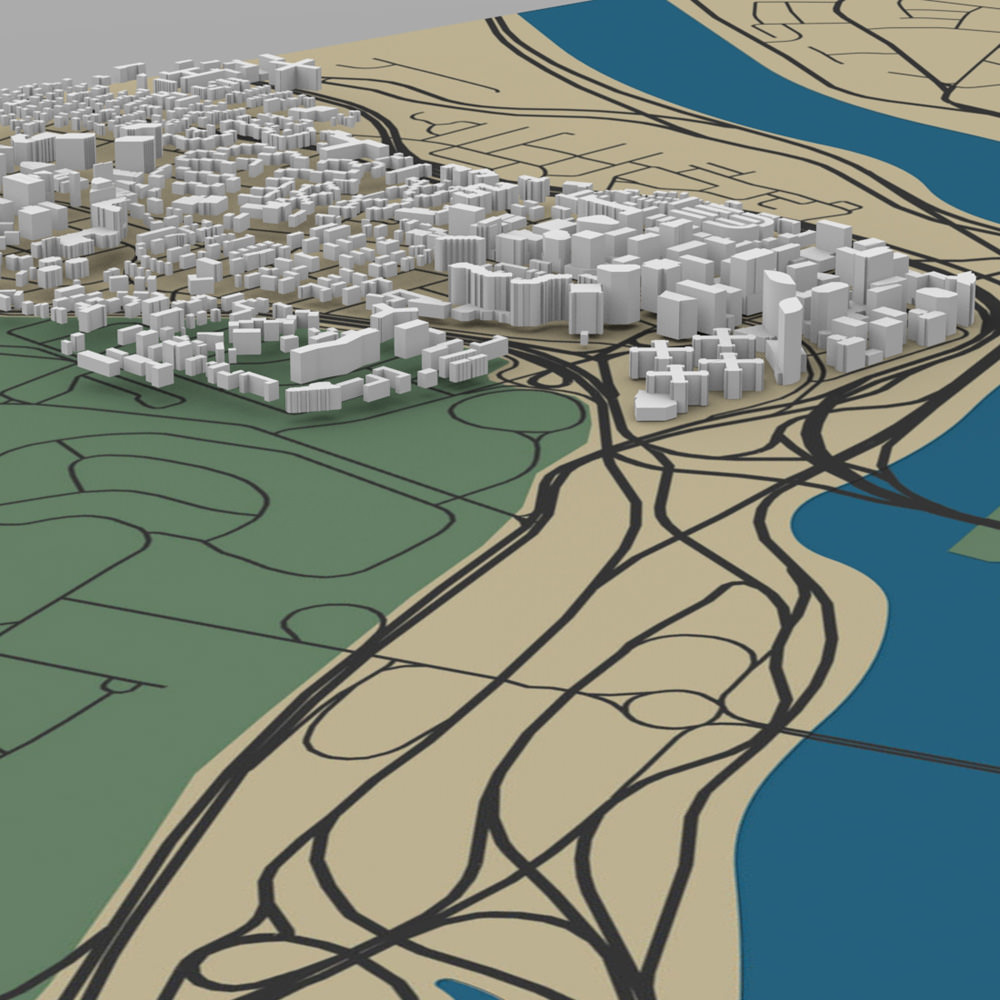 Washington DC Cityscape 3D model_12
