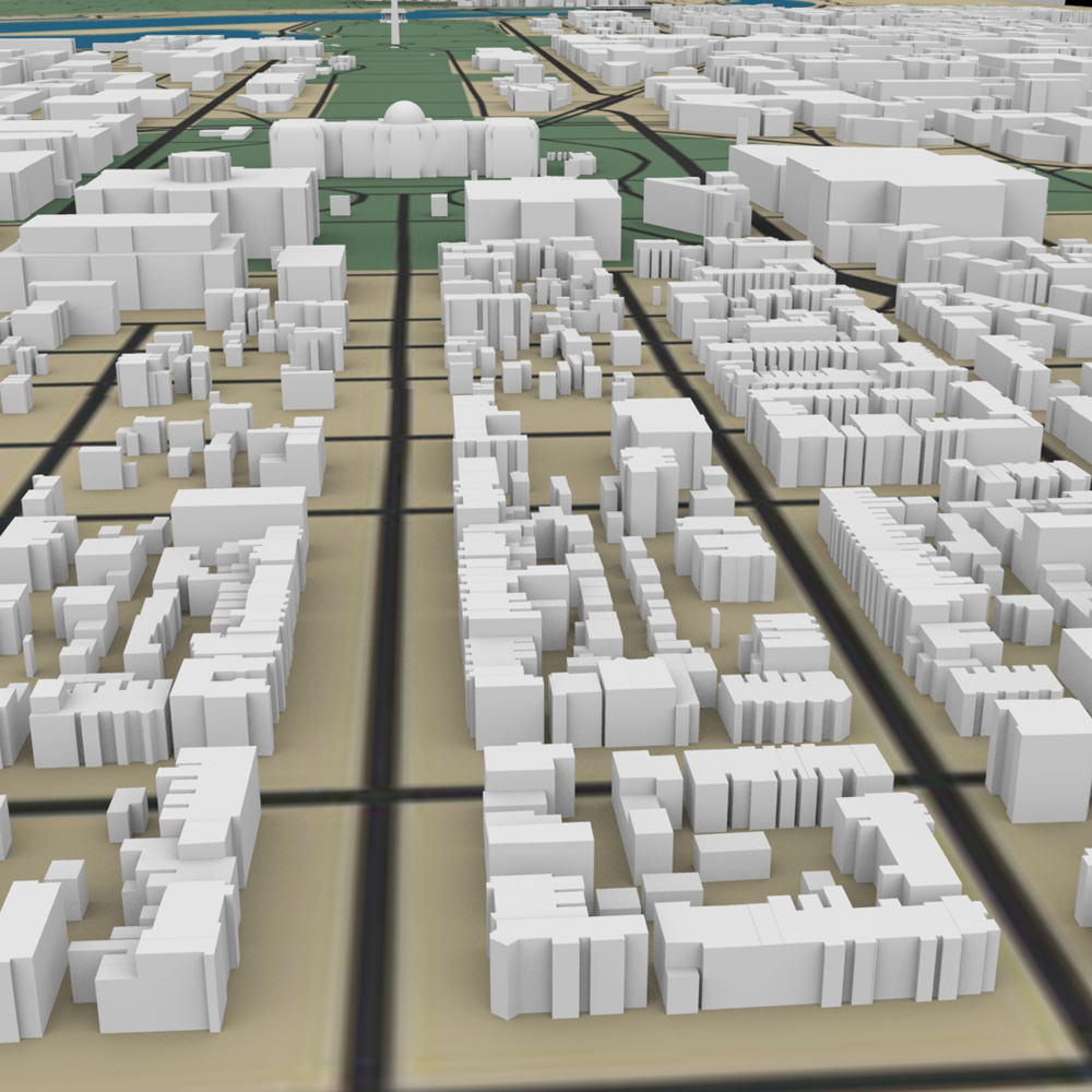 Washington DC Cityscape 3D model_3