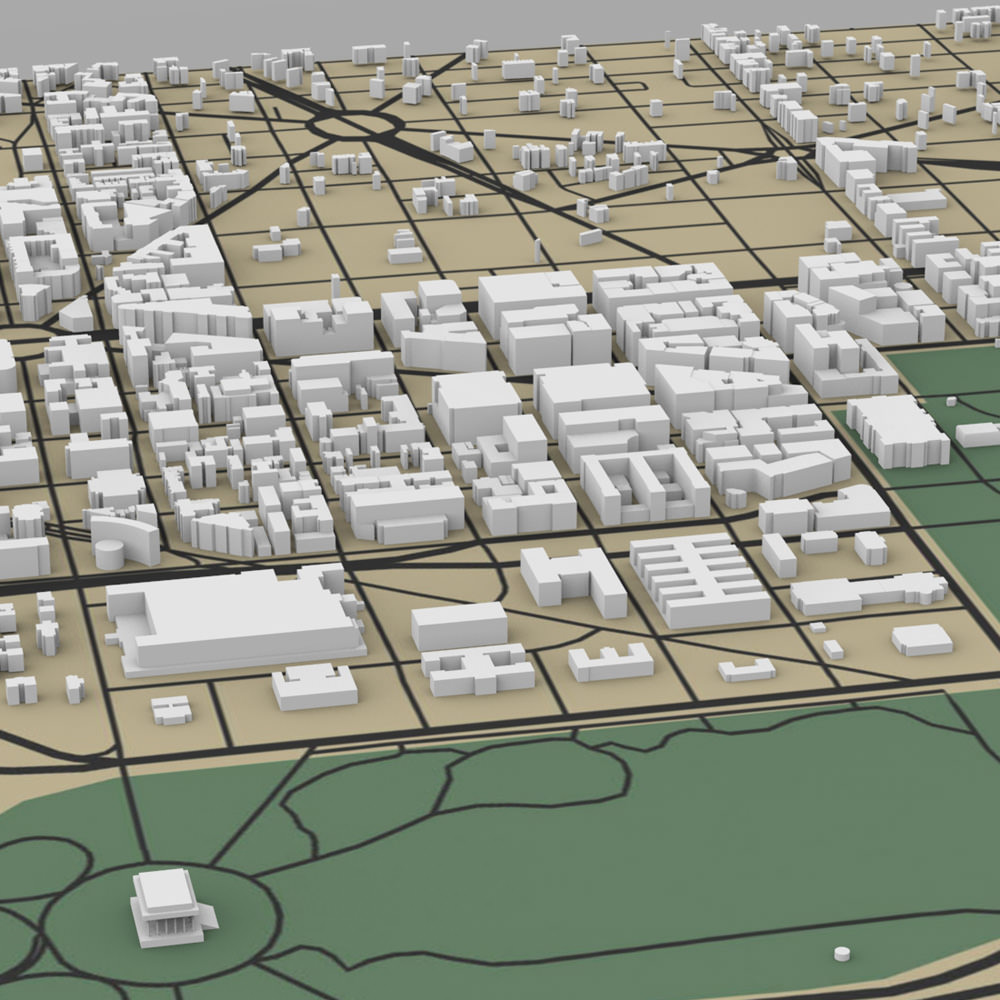 Washington DC Cityscape 3D model_13