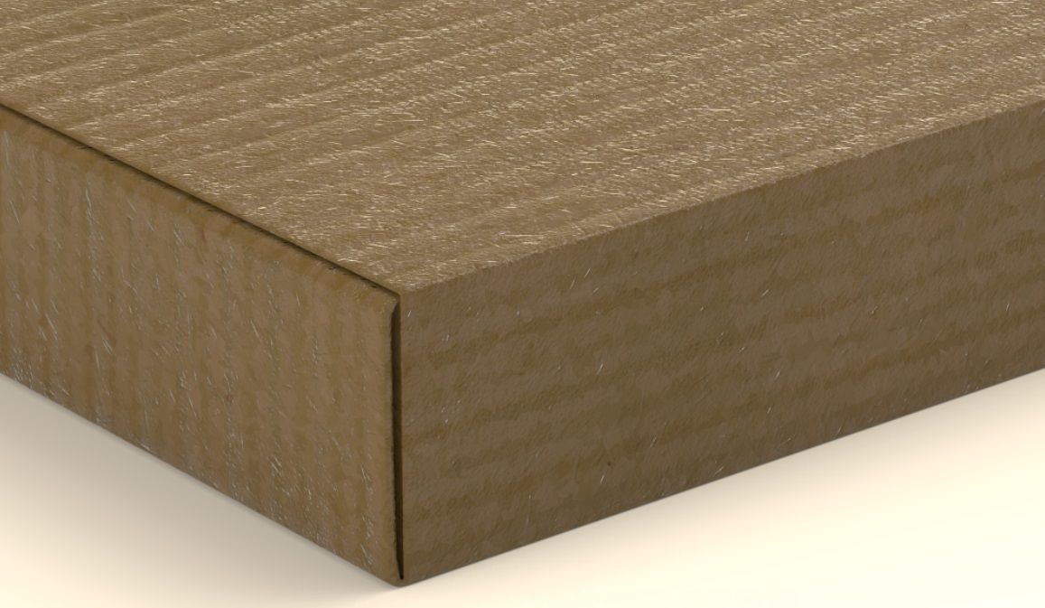 CARDBOARD BOX Low-poly 3D model_3