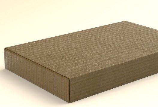 CARDBOARD BOX Low-poly 3D model_2