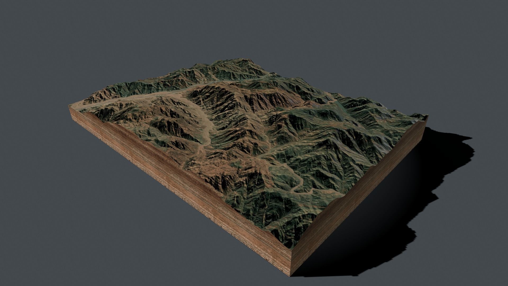 Mountain landscape 3D model_13