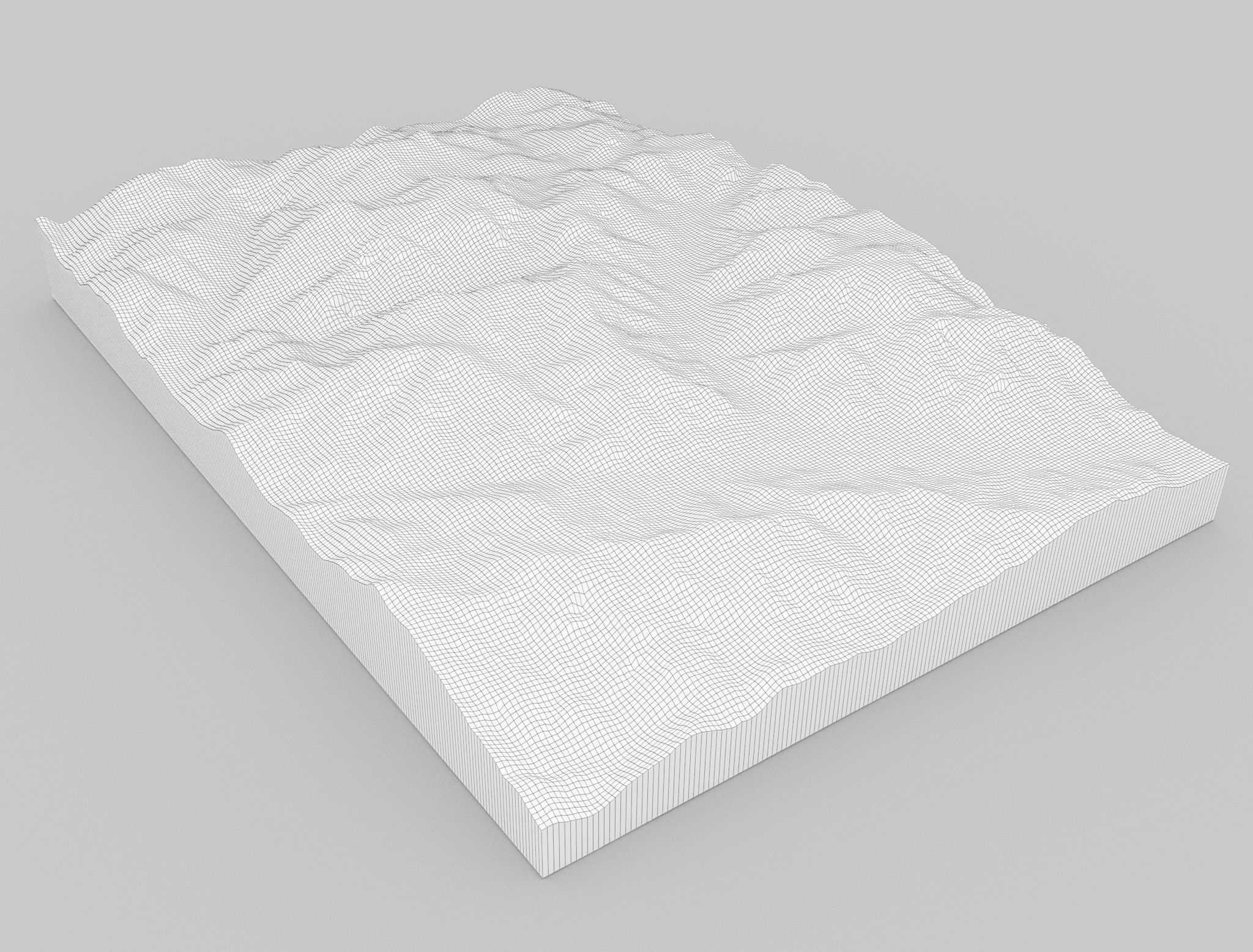 Mountain landscape 3D model_16