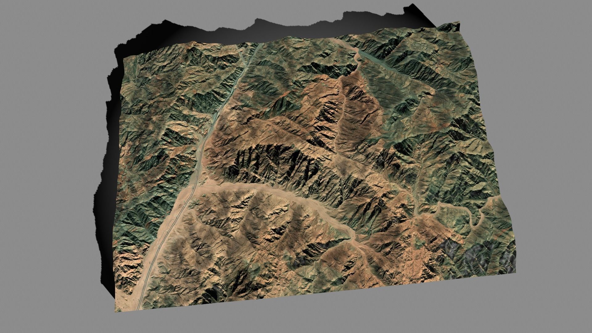 Mountain landscape 3D model_6