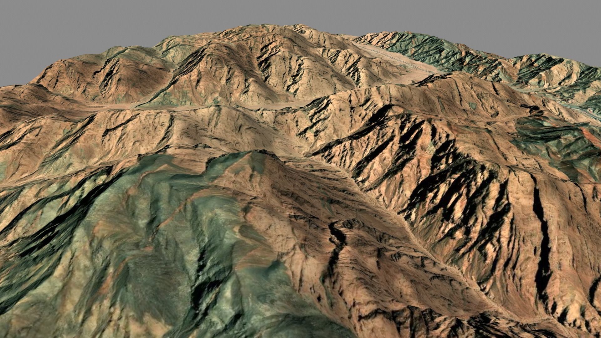 Mountain landscape 3D model_5