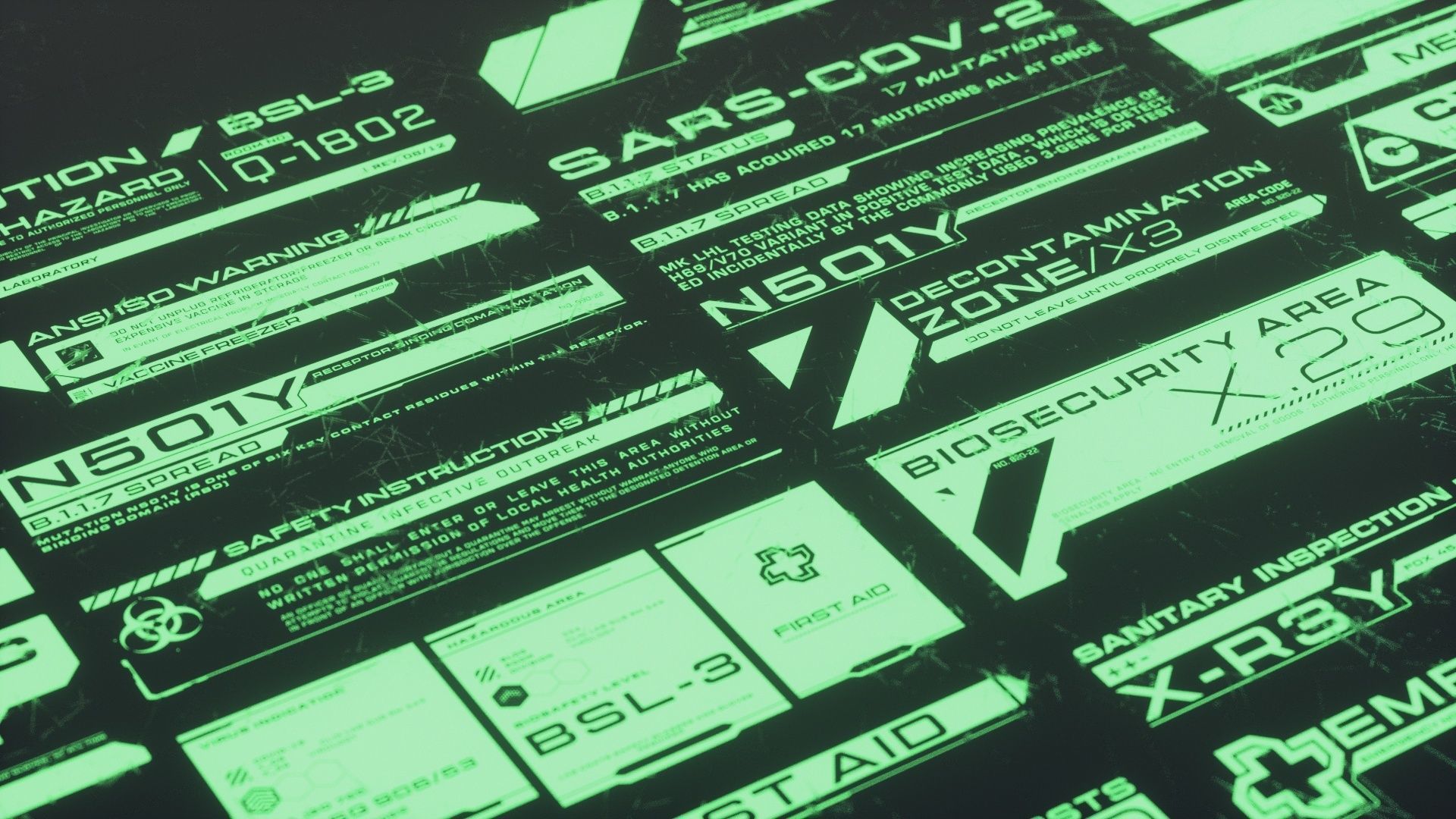 SCIFI MEDICAL-PANDEMIC DECALS  Texture_23