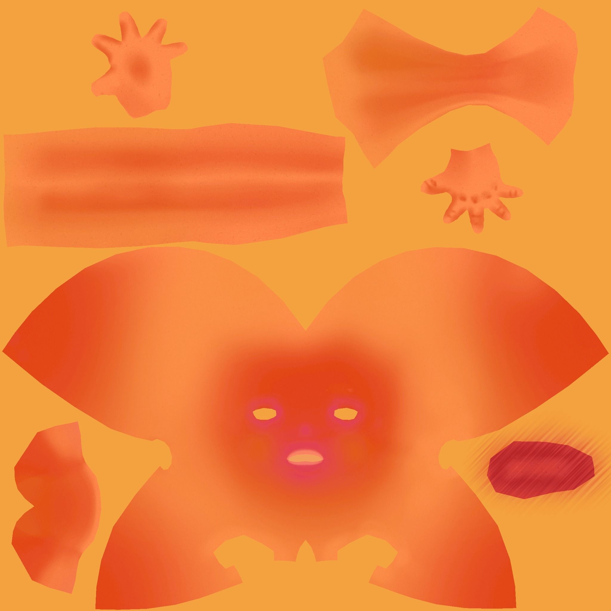 Corona Virus Low-poly 3D model_6