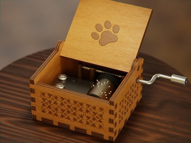 Music box 3D model