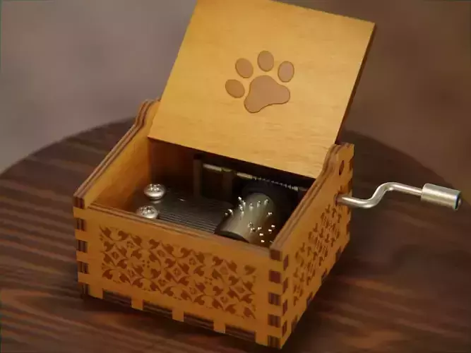 Music box 3D model