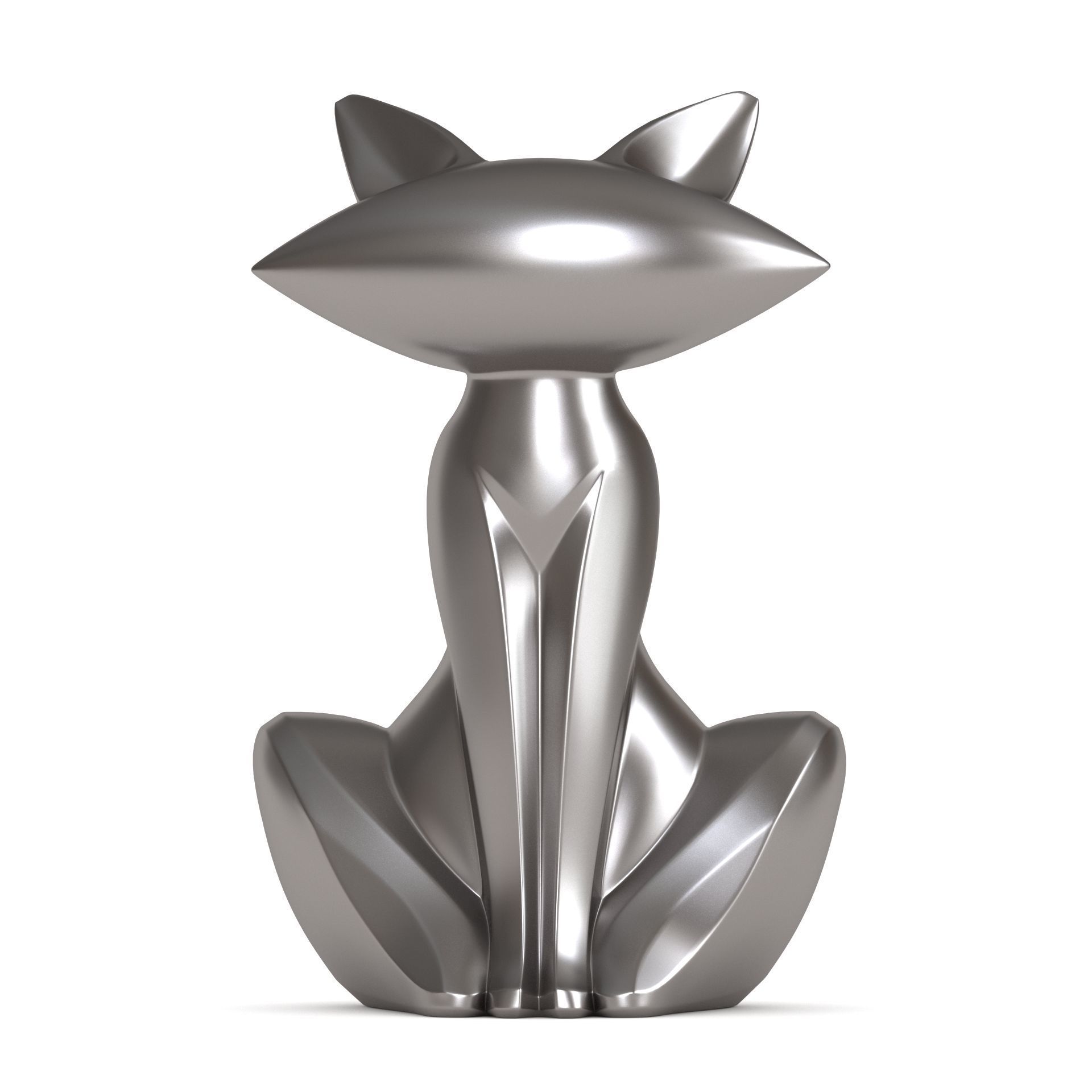 Cat sculpture 3D print model_5