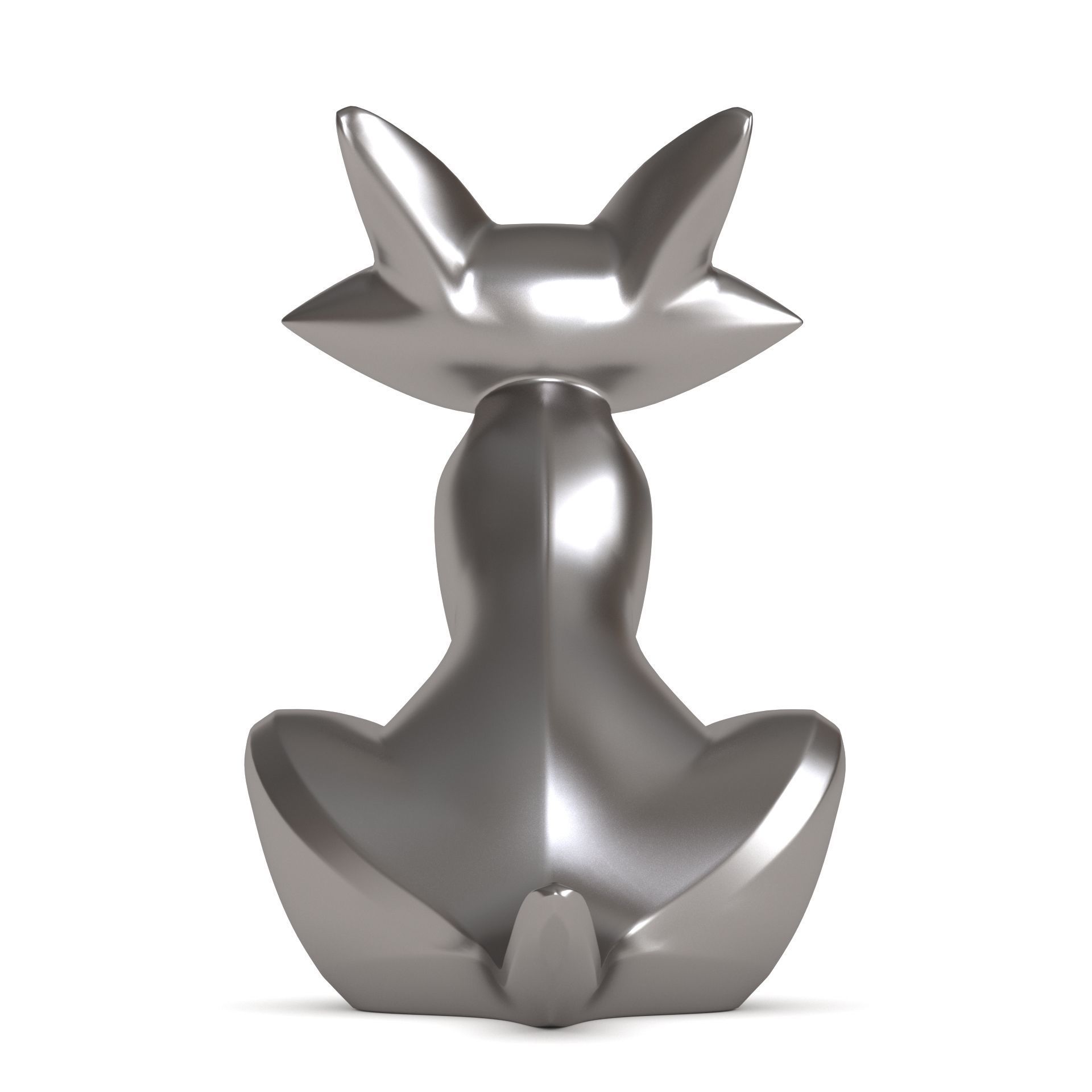 Cat sculpture 3D print model_9