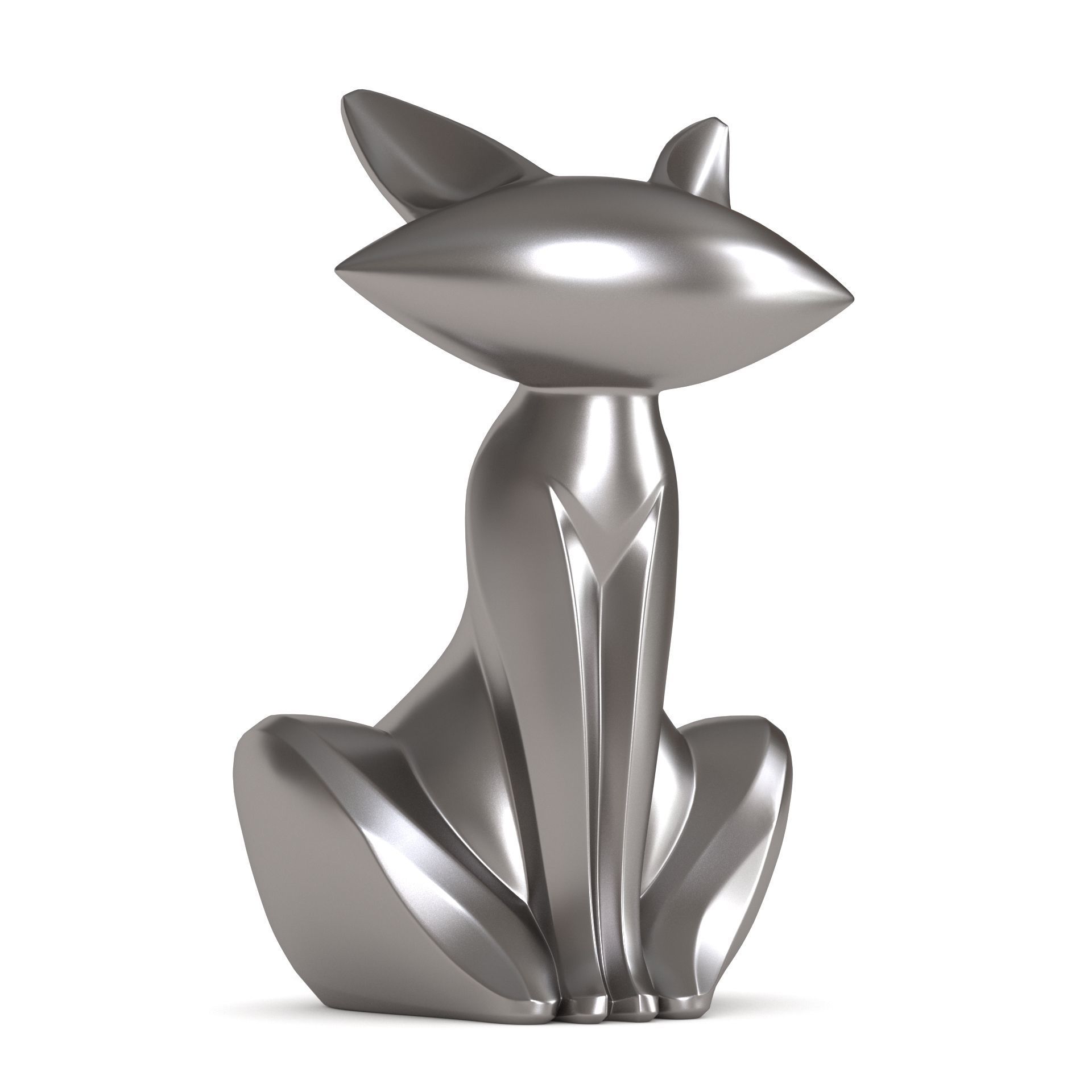 Cat sculpture 3D print model_6