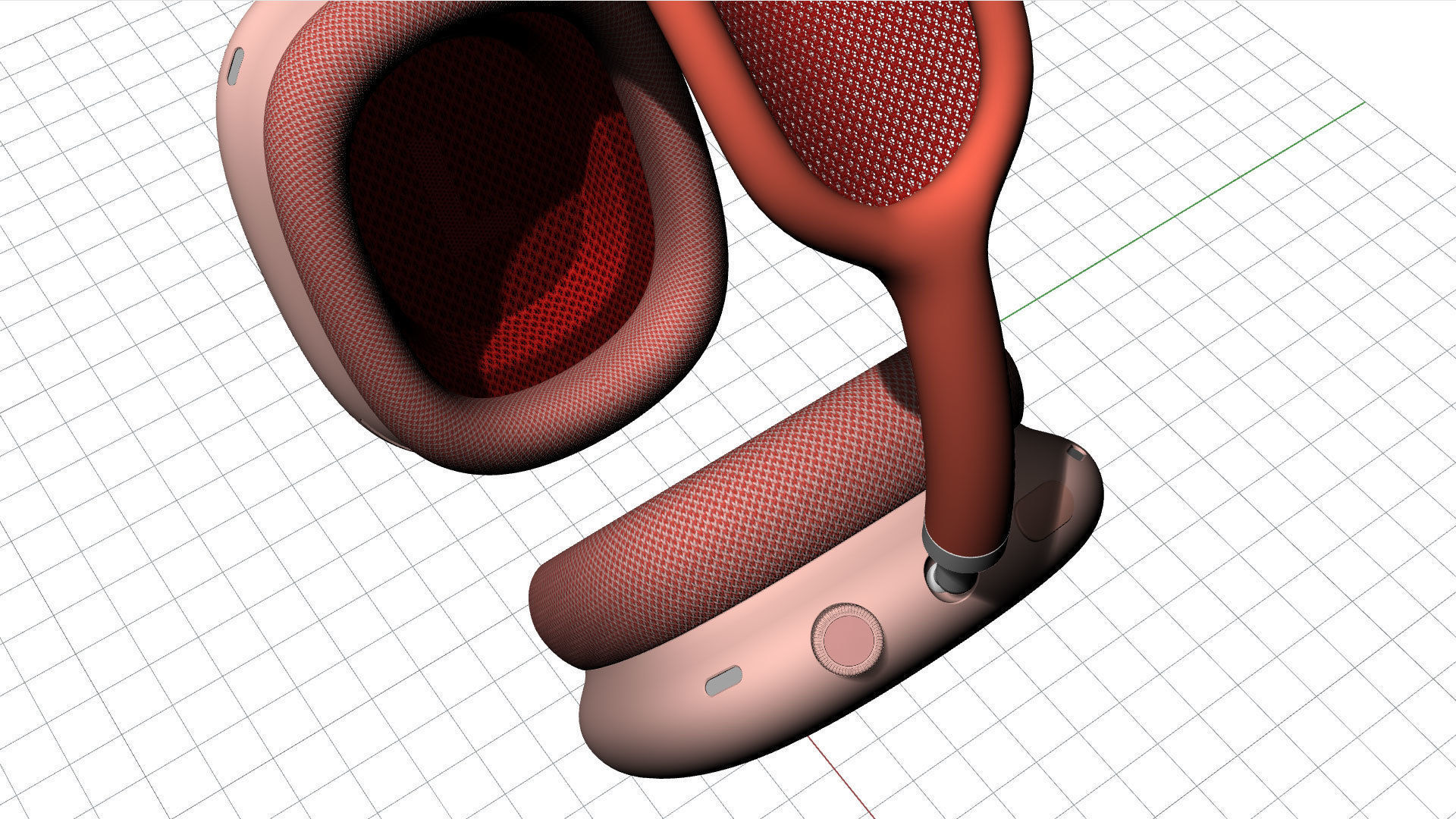 Apple AirPods Max 3D model - Rhino modeling 3D model_17