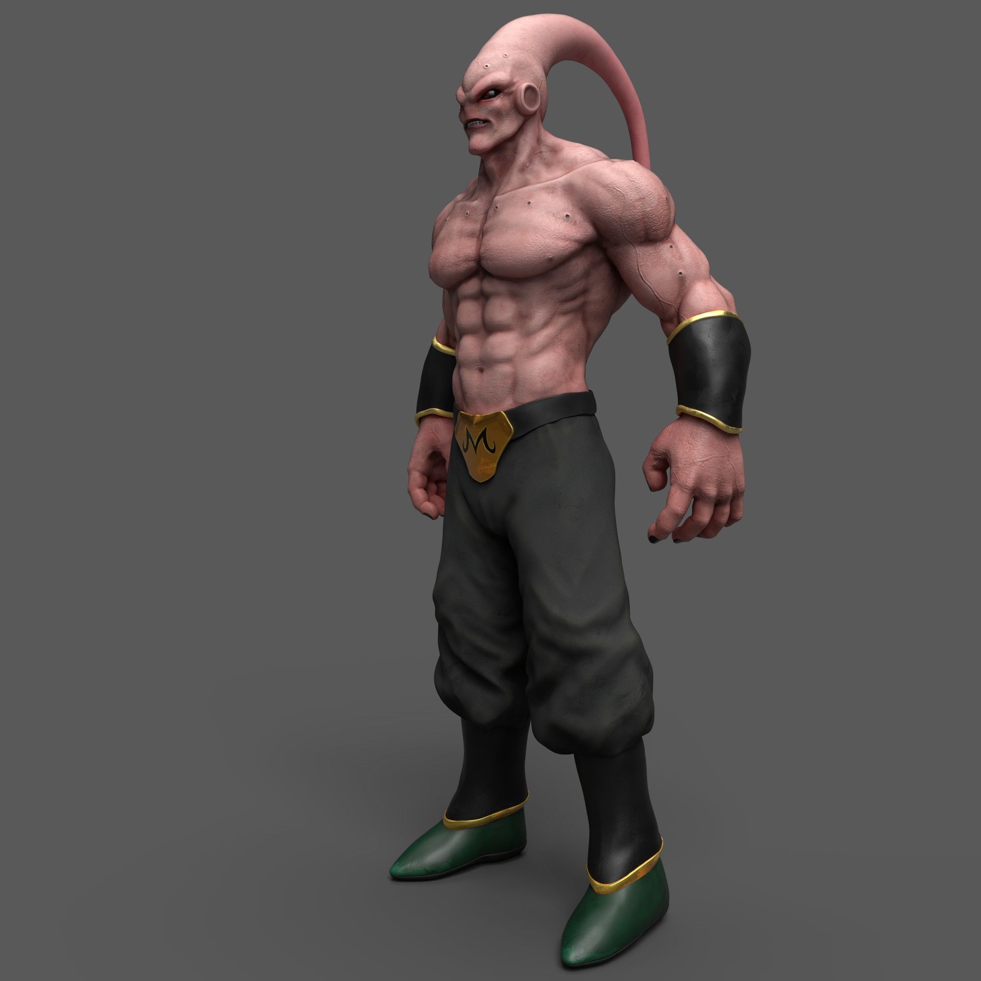 Dragon Ball - Buu 3D Model 3D model_4