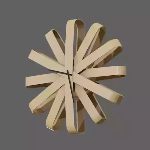 Umbra Ribbonwood Wall Clock wood vaneer
