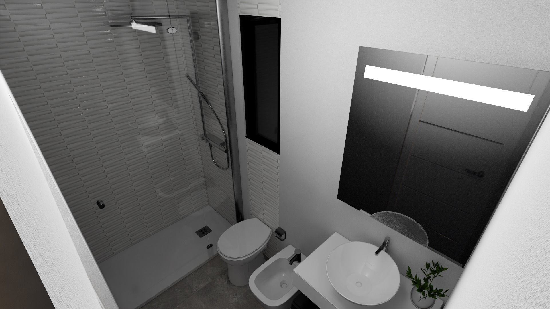 modern vacation residential house 3d model Low-poly 3D model_11