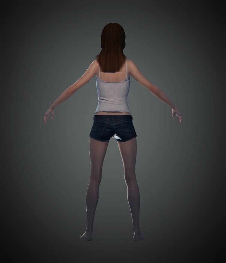  Unity Digital Human HS013 Free 3D model_3