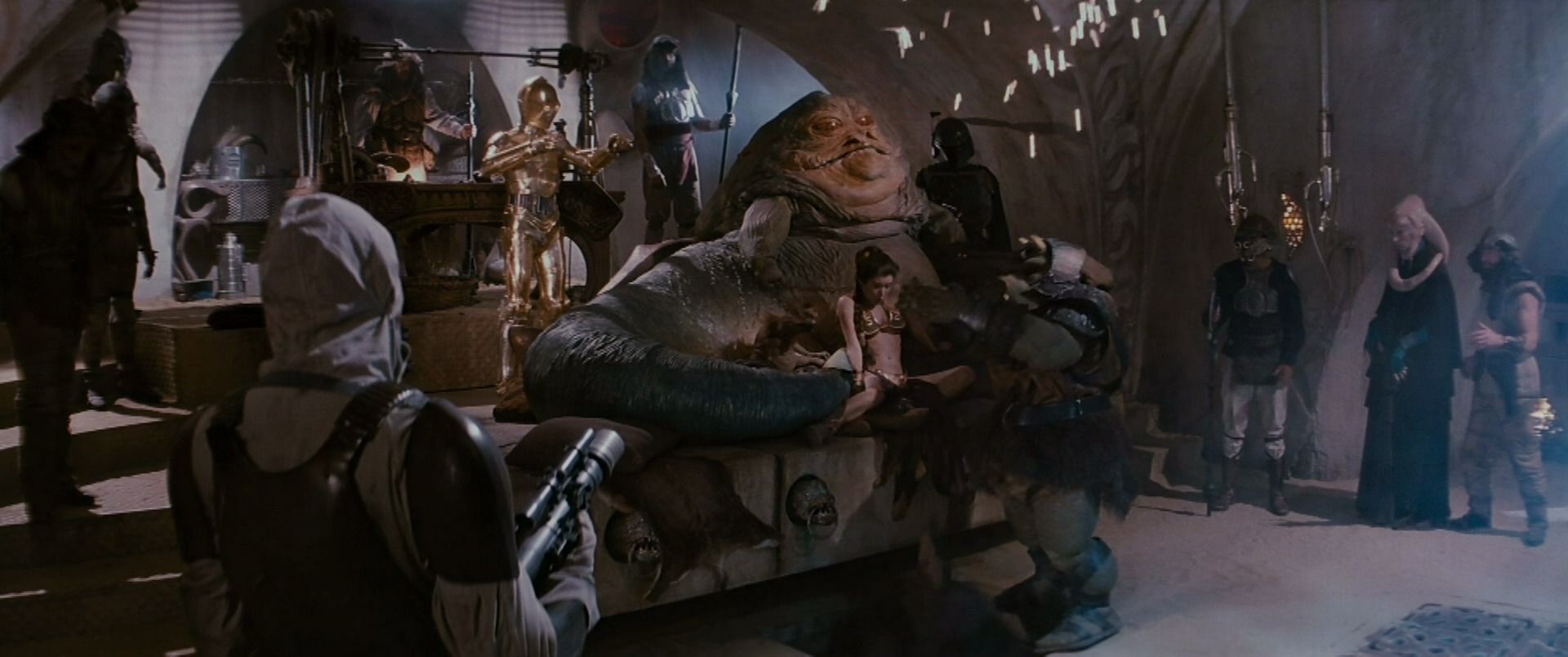 Jabbas Throne Room - Set 2 - Throne Area  1-18 scale Kenner 3D print model_24