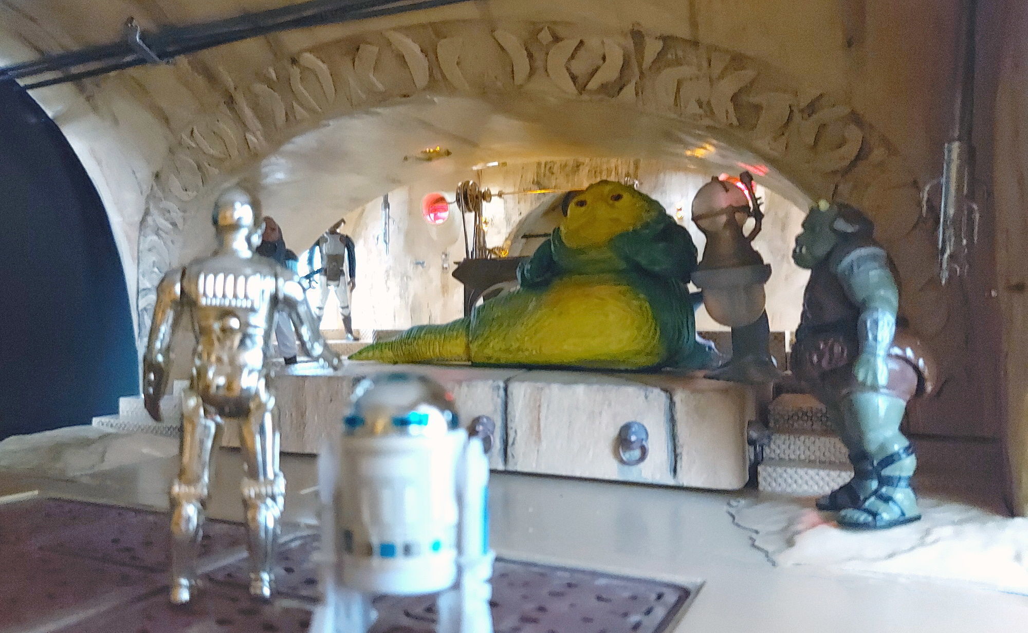 Jabbas Throne Room - Set 2 - Throne Area  1-18 scale Kenner 3D print model_31