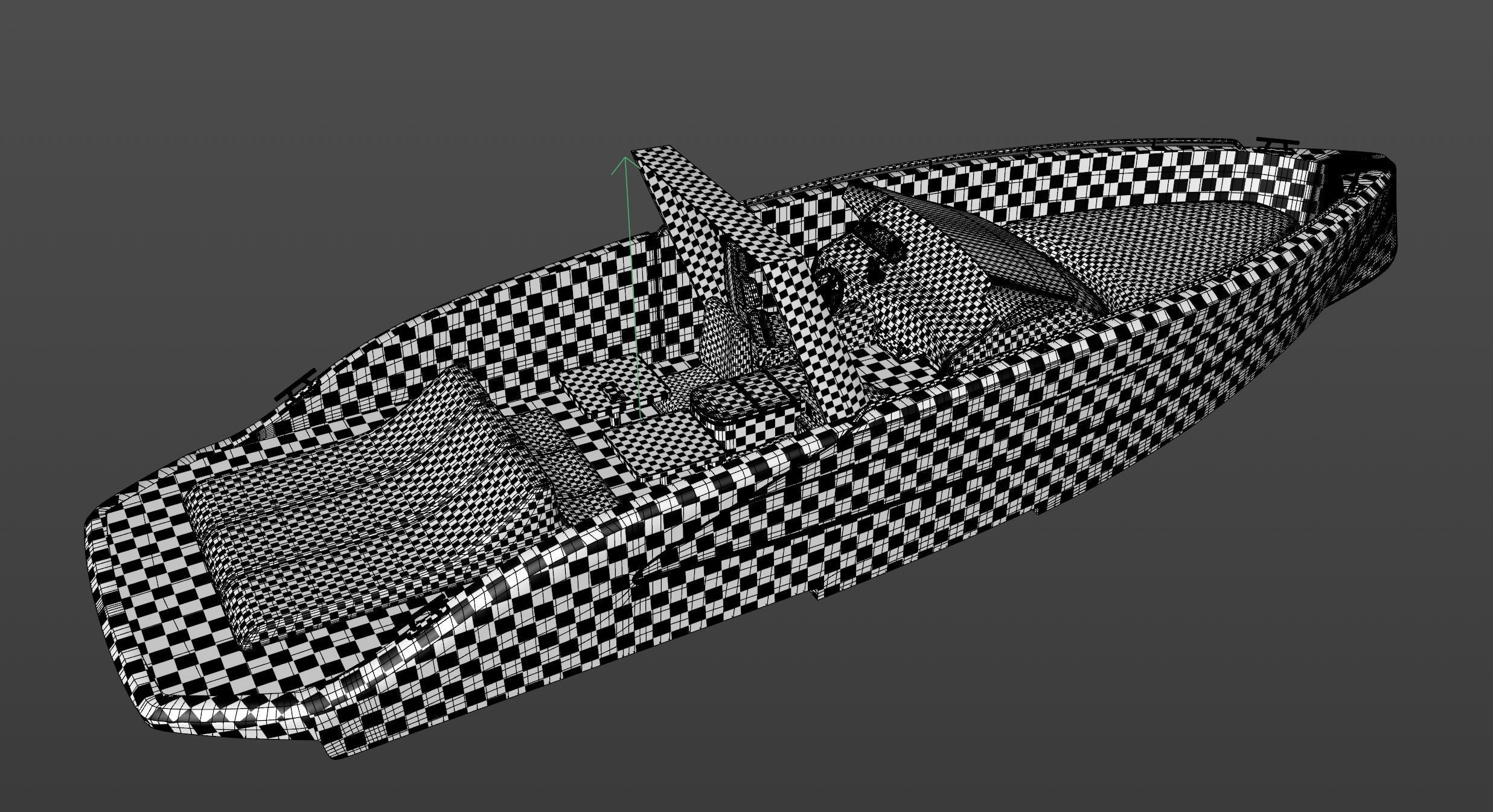 Speed Boat 2 Low-poly 3D model_22