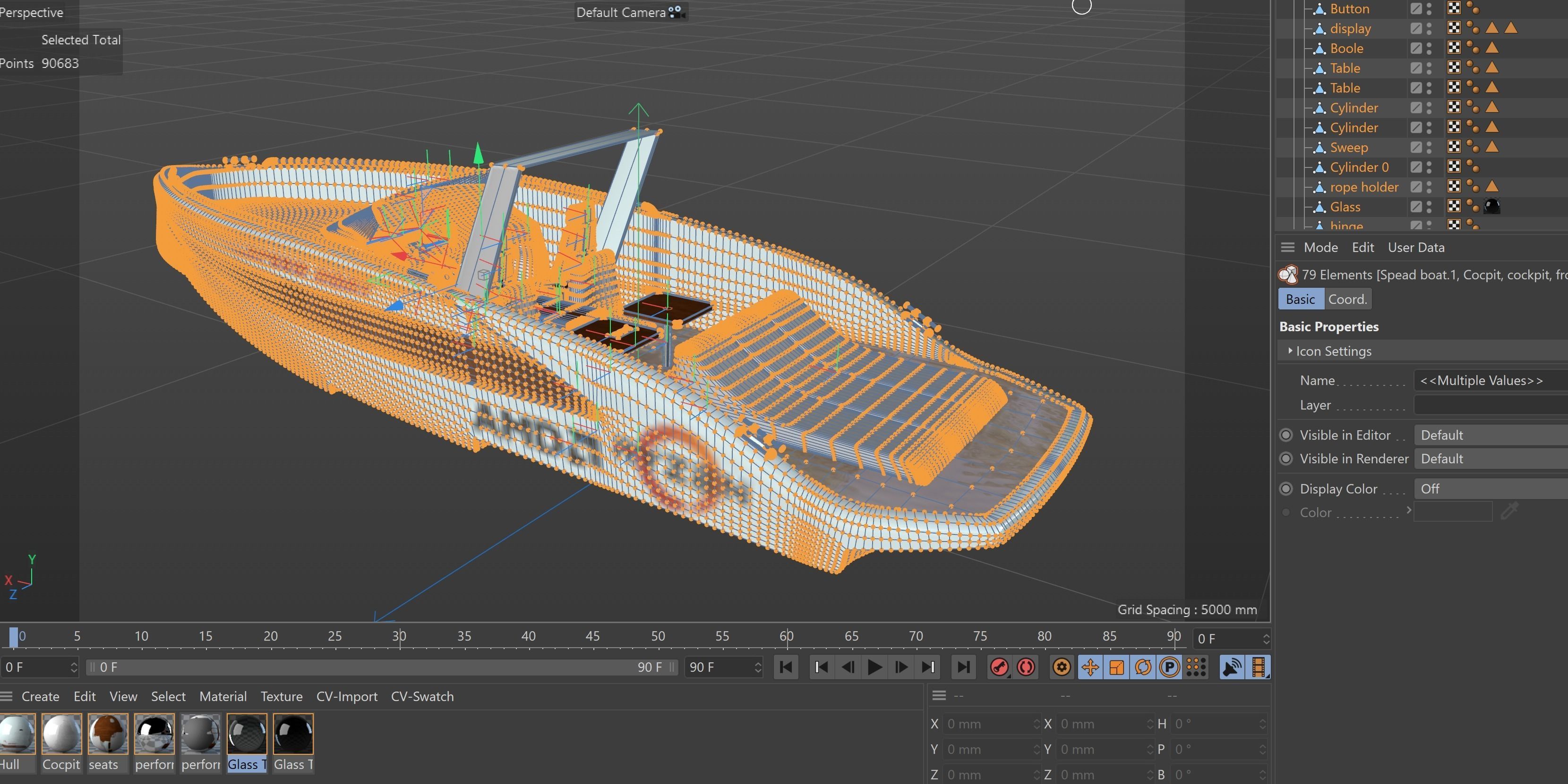 Speed Boat 2 Low-poly 3D model_20