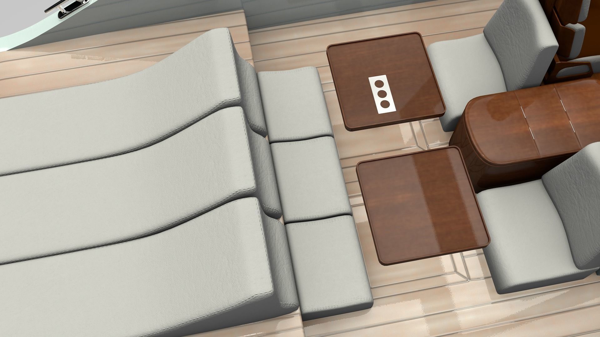 Speed Boat 2 Low-poly 3D model_8