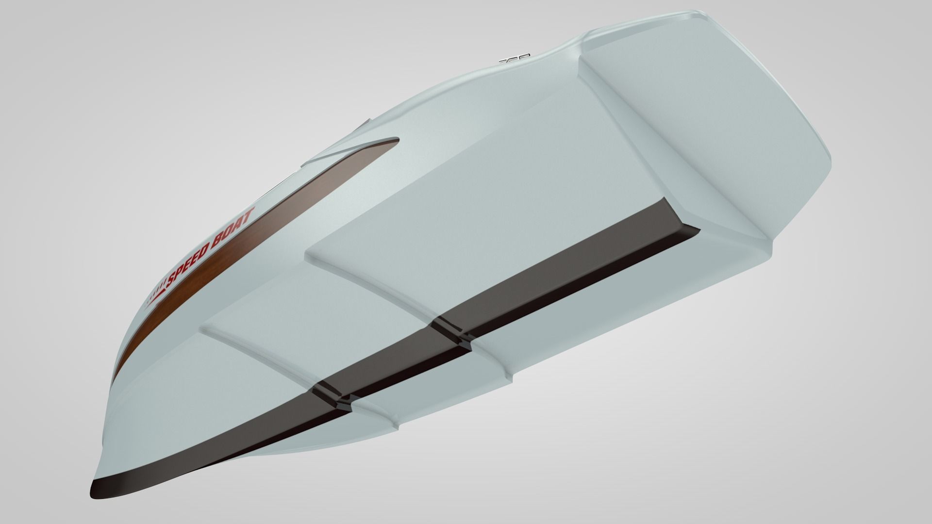 Speed Boat 2 Low-poly 3D model_3