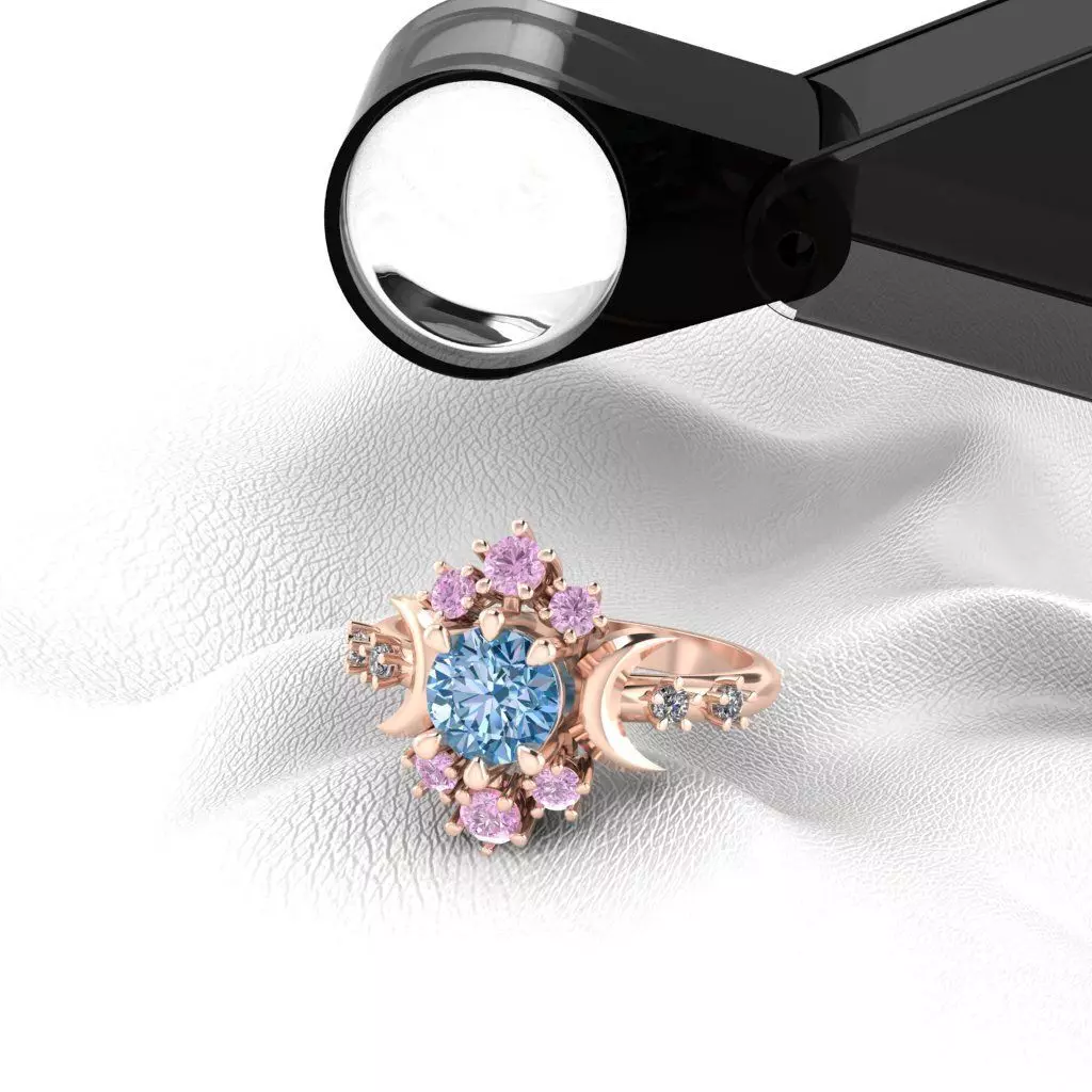 wedding ring 3D print model
