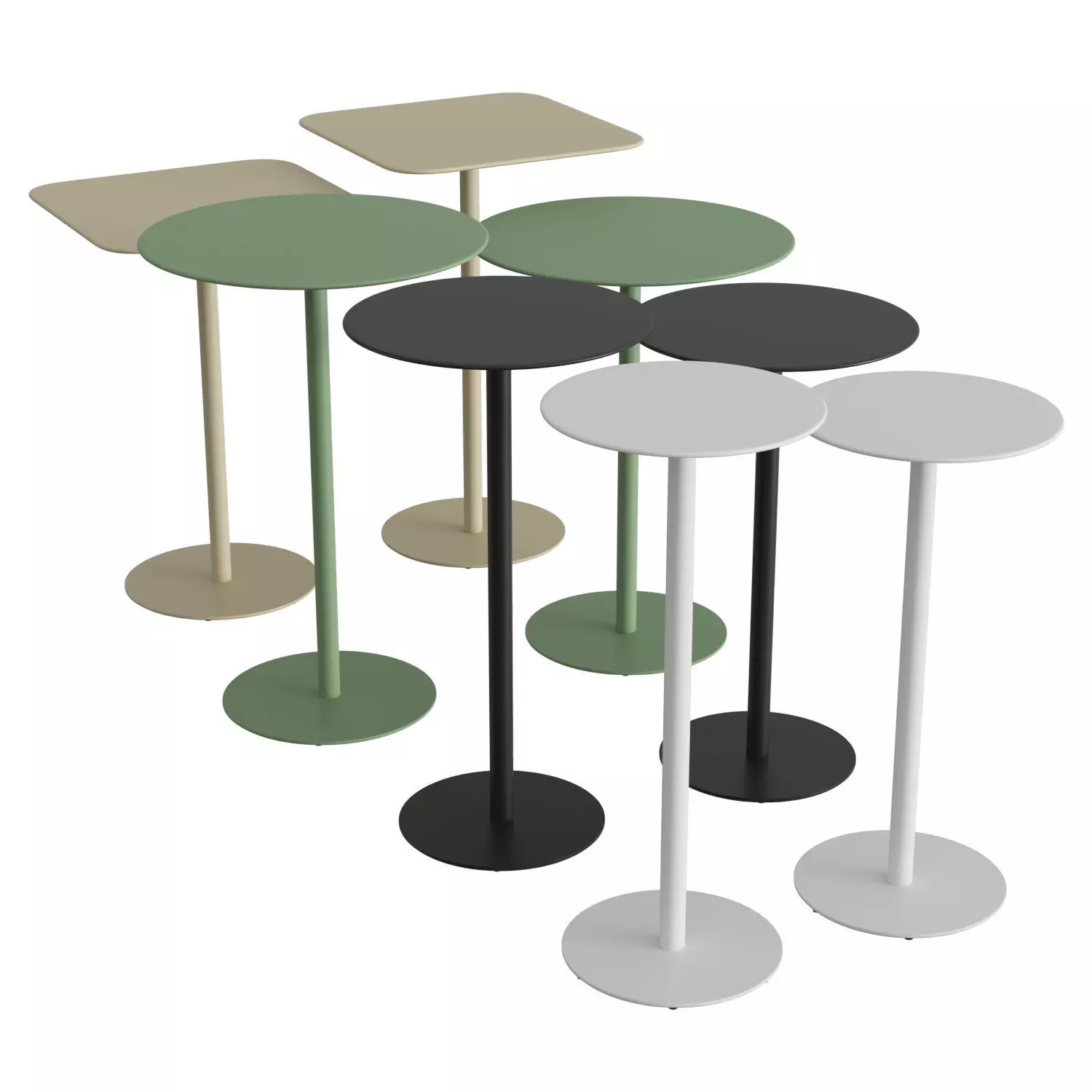 Odette Bar Table 3D model_0