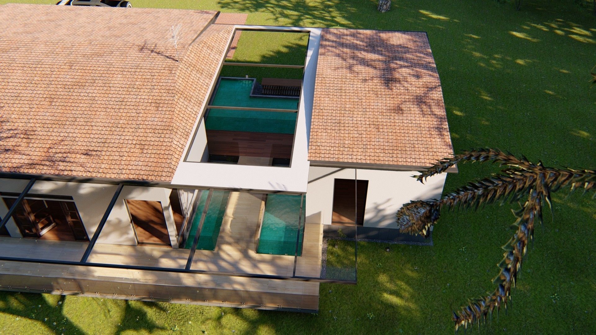 Cabin house Low-poly 3D model_27