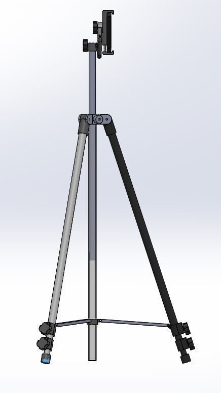 Smartphone tripod 3D print model_1