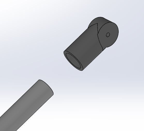 Smartphone tripod 3D print model_22