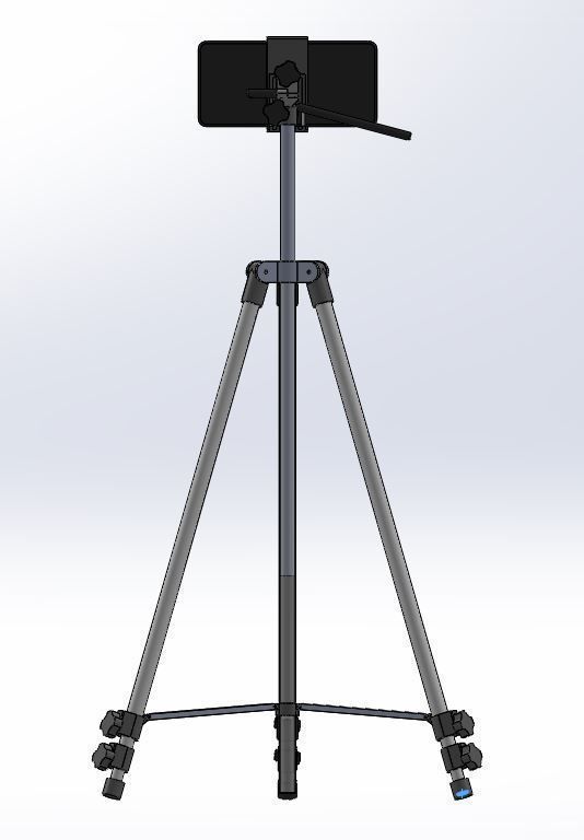 Smartphone tripod 3D print model_5