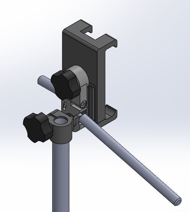 Smartphone tripod 3D print model_14