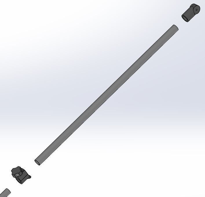 Smartphone tripod 3D print model_19