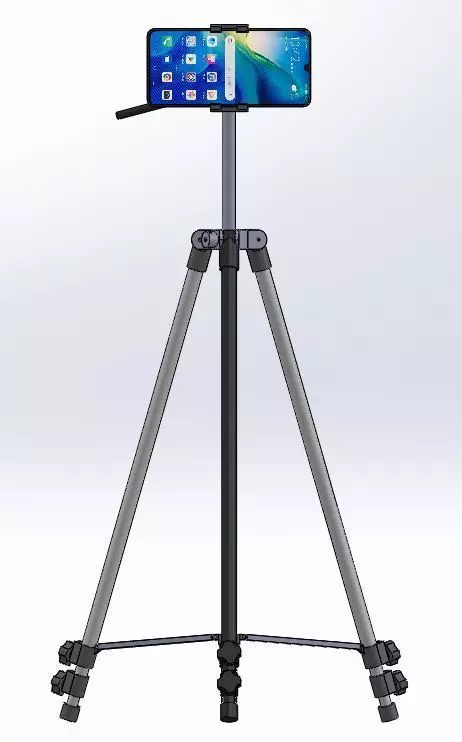 Smartphone tripod 3D print model_0