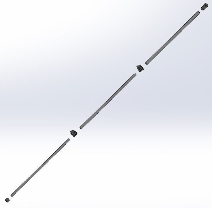 Smartphone tripod 3D print model_17