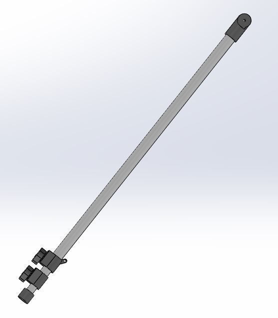 Smartphone tripod 3D print model_16