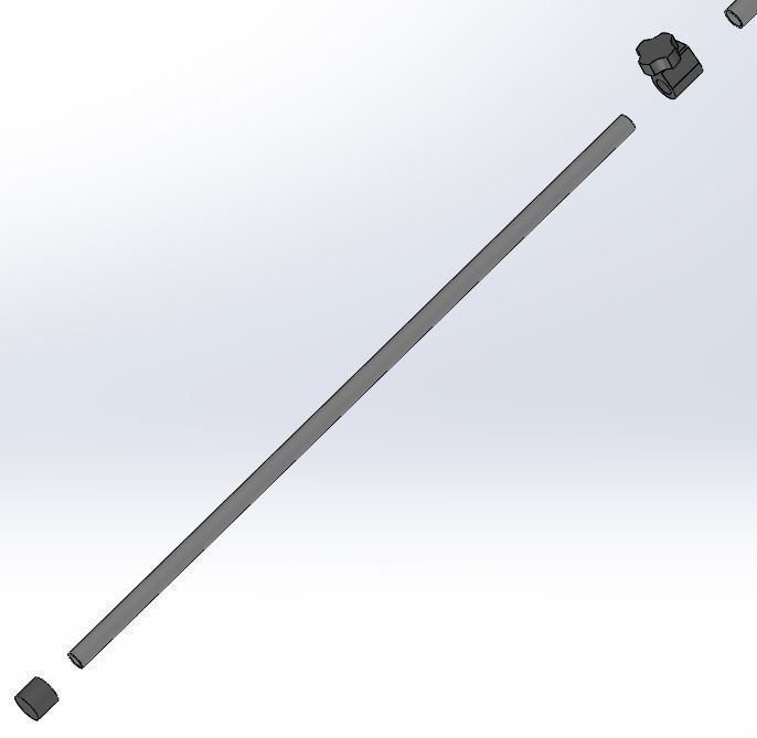 Smartphone tripod 3D print model_18